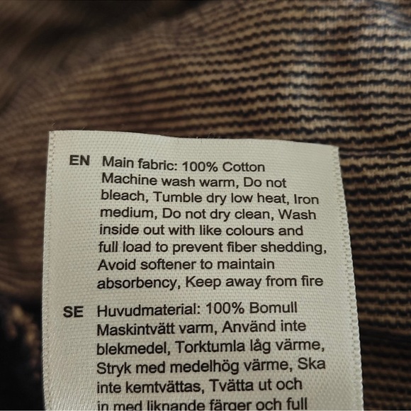 OAS Geometric Pattern Terry Sweatpants - Picture 6 of 6